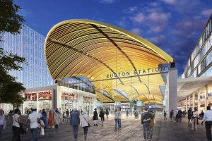 Rendering of Euston station
