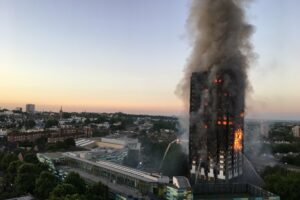 Grenfell tower fire (wider view)