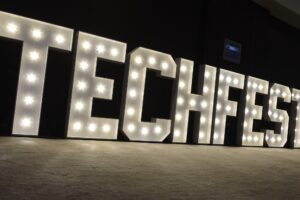 Techfest sign